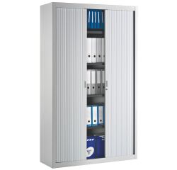 Armoire métal à rideaux démontable Classique H 200 x L 120 cm unicolore