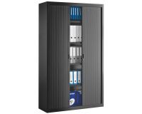 Armoire métal à rideaux démontable Classique H 200 x L 120 cm unicolore