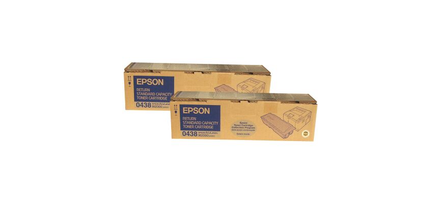 Epson S050438 Pack toner pour imprimante laser