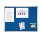 Tableau feutrine cadre aluminium 90 x 180 cm