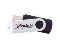 Memória USB 8 Gb metal/abs personalizable 1 color/1 posición