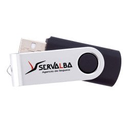 Memória USB 8 Gb metal/abs personalizable 1 color/1 posición