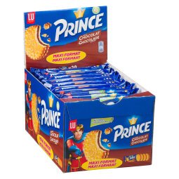Biscuits Prince chocolate x 4 - pocket size 80 g