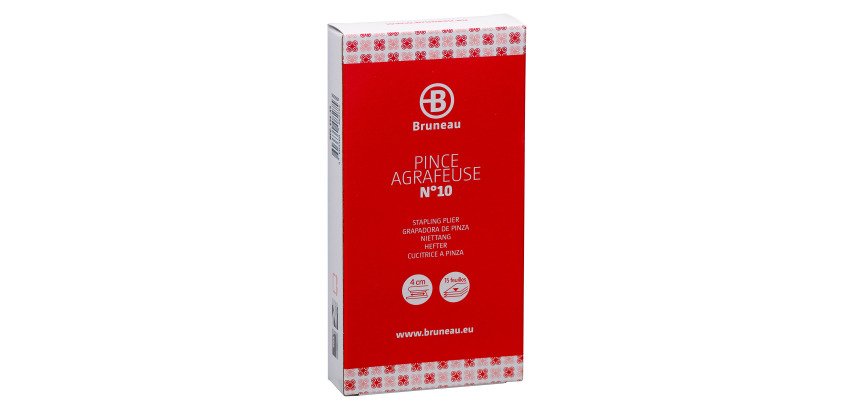 Agrafeuse pince Bruneau - agrafes n°10 - capacité de 15 feuilles