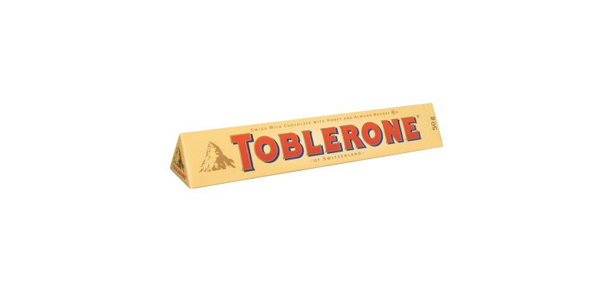 Barre chocolat au lait, nougat, miel et amandes Toblerone - 50 g