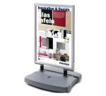 Chevalet stop trottoir aluminium à ressorts format A1