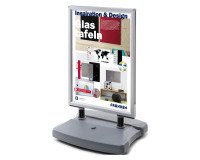 Chevalet stop trottoir aluminium à ressorts format A1