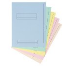 Chemise dossier 2 rabats OXFORD 23 x 31 cm couleurs pastel - Paquet de 50