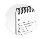 Bloc bureau TO DO LIST Oxford spirale 12,5 x 20 cm ligné 140 pages