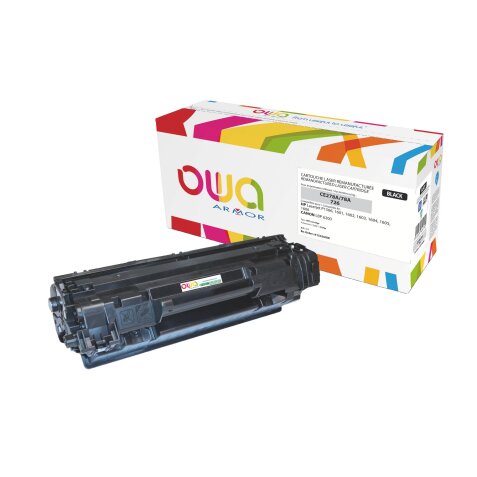 Toner Owa compatible HP 78A-CE78A noir pour imprimante laser