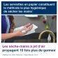 Distributeur Tork pour Essuie-mains pliés en V ou en C, H3 pour papier d'essuyage