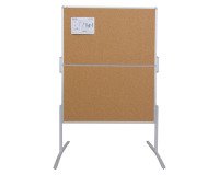 Tableau pliant sur pieds double face liège 120 x 150 cm