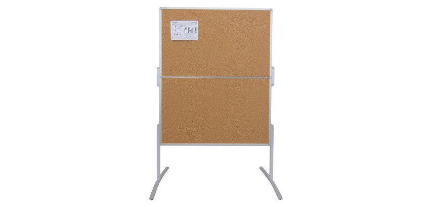 Tableau pliant sur pieds double face liège 120 x 150 cm