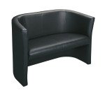 Canapé Tabby 2 places revêtement croûte de cuir