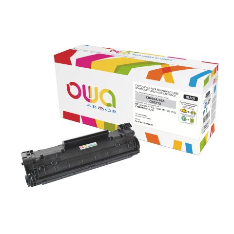 Tóner Owa compatible con HP 36A (CB436A) negro (2000 páginas)