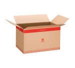 Caja traslado. Canal simple. 28x50x35 cm.