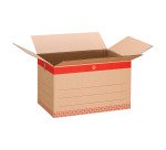 Caja traslado. Canal simple. 33x55x35 cm.