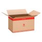 Caisse déménagement Bruneau kraft brun simple cannelure L 55,5 x l 34 x H 36 cm