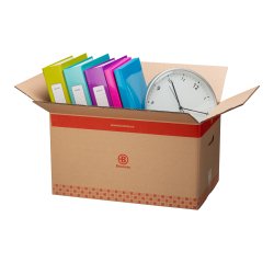 Scatola per trasloco Bruneau a onda doppia, 55,5 x 33 x 30 cm