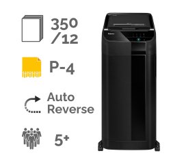 Destructeur AutoMax 350C - Coupe croisée P-4 - 300 feuilles - Fellowes
