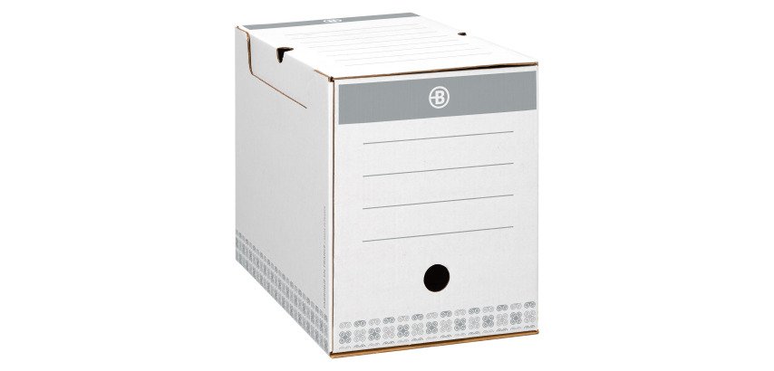 Doos archiefdoos Carton Bruneau - 20 cm rug - Hoge weerstand - Kleur