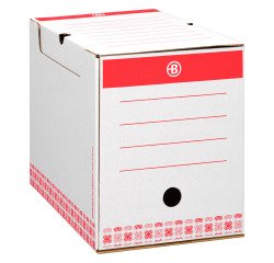 Brown Bruneau Archive Box - 20 cm spine - High strength - Color