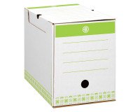 Boîte archives Carton Bruneau - Dos 20 cm - Haute résistance - Couleur
