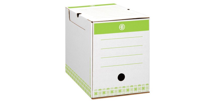 Boîte archives Carton Bruneau - Dos 20 cm - Haute résistance - Couleur