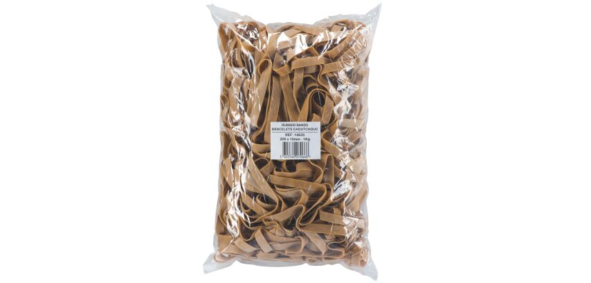 Gomas elásticas 200 x 10 mm Caja de 1 kg