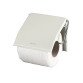 Distributeur papier toilette rouleau métal Brabantia avec couvercle