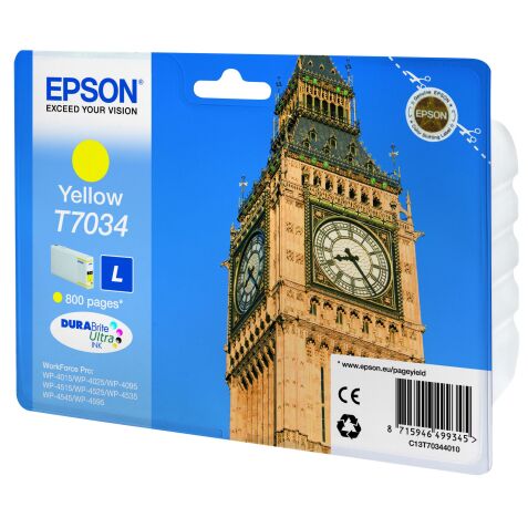 Cartouche Epson T703 L couleurs séparées pour imprimante jet d'encre
