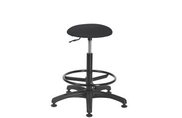 Taburete Alto Office 3 Negro