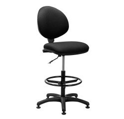 Chair Office tissue black – permanent contact– high back