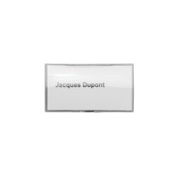 Namensschild Durable Clickfold mit Magnet 40 x 75 mm - Packung von 10