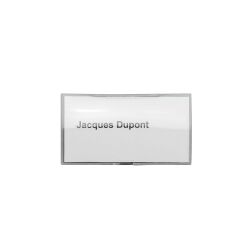 Badge Durable Clickfold à aimant 40 x 75 mm - Boîte de 10