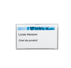 Identificadores Click-Fold con clip e imperdible