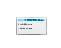 Identificadores Click-Fold con clip e imperdible