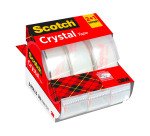 Pack 2+1 dévidoirs adhésifs Scotch Crystal