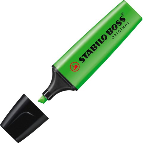 Subrayador Fluorescente Stabilo Boss Original Verde