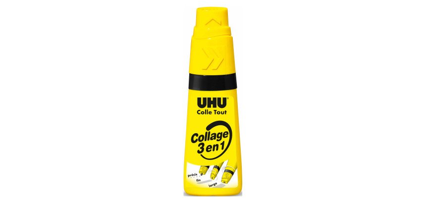 Colle glue flacon Uhu Twist & Glue permanente extra-forte 35 ml