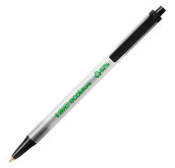 Stylo bille Bic Ecolutions rétractable pointe 1 mm - écriture moyenne 