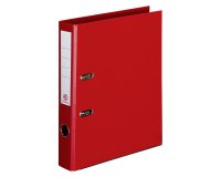 Classeur à levier cartonné Bruneau A4 - Dos 5 cm rouge