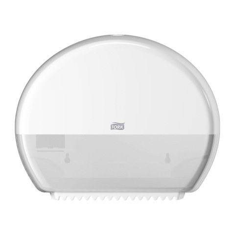 Dispensador blanco Mini Jumbo Tork T2
