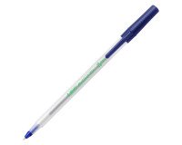Bolígrafo reciclado ecológico Bic Ecolution con capuchón