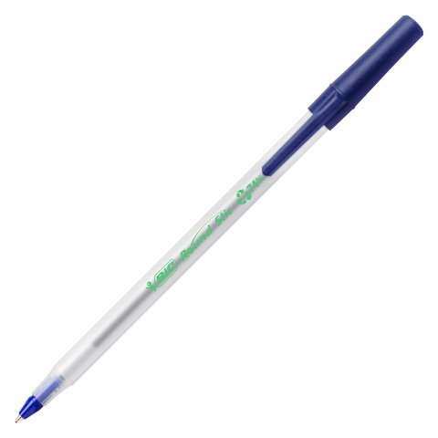 Bolígrafo ecológico Bic Ecolutions con capuchón Azul