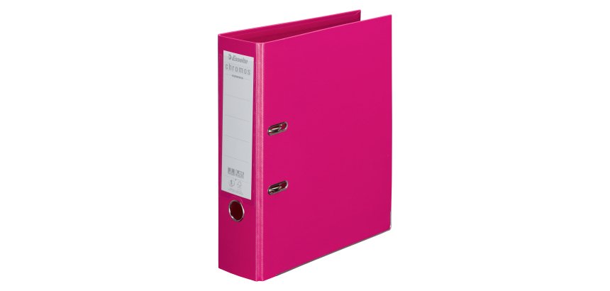 Classeur couleur à levier plastifié Esselte Chromos Plus - dos 8 cm