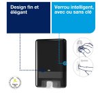 TorkXpress H2 Multi-fold Hand Towel Dispenser, sheet-by-sheet dispensing, slim model.