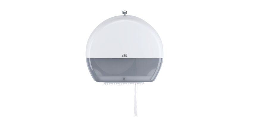 Distributeur papier toilette rouleau Maxi-Jumbo Tork T1 plastique