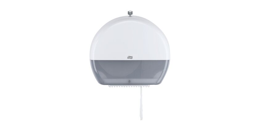 Distributeur papier toilette rouleau Maxi-Jumbo Tork T1 plastique