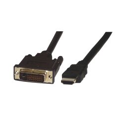 HDMI cable A male / DVI-D male - 3 m